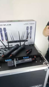 Kevler UMC-1000 4 UHF kevler wireless microphone System Audio kevler original videoke karaoke jbl