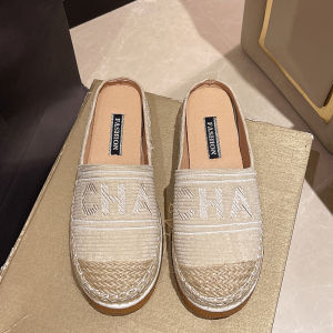 Giày Đi Biển Mùa Hè Đế Bằng Thường Ngày Cho Nữ Giày Lười Hở Mũi Thoải Mái Cho Phụ Nữ Trẻ Thường Ngày Giày Lười Đế Bằng