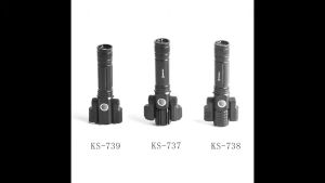 PENGIRIMAN CEPAT TaffLED Senter LED Telescopic Zoom Cree T6 + 2 x XPE 1500 Lumens KS 737 / senter terang jarak jauh led zoom 1500 lumens tahan lama 24 jam buat berburu malam camping jombo cas anti air super besar baterai