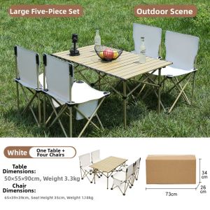 LINSI | Portable Camping Table Aluminum
