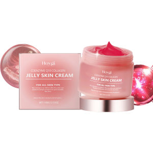 Collagen Jelly Cream Moisturizing Firming Brightening Face Cream Hydrating Anti Wrinkle Fine Lines Remover Bouncy Gel Texture