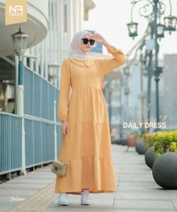 Gamis Dewasa Premium Noura Daily Dress Busui Friendly Gamis Dewasa Terbaru