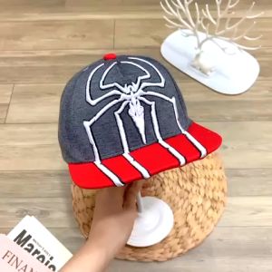Nón kết bé trai  nón chống nắng hình người nhện hottrend chất cotton mềm thoáng mịn không hầm bí LADISO - NN51