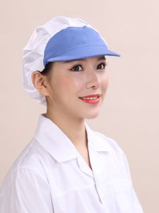 หมวกกันฝุ่นแบบพับได้ระบายอากาศได้ดีสำหรับทั้งชายและหญิง หมวกกันฝุ่นสำหรับใช้ในครัว หมวกผ้าตาข่ายแบบยืดหยุ่น