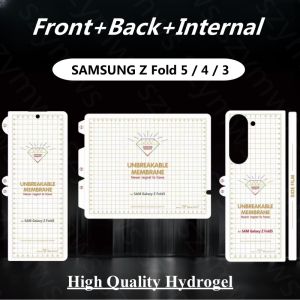 High-quality Hydrogel Film for Samsung Galaxy Z Fold 6 5 4 3 2 Full Coverage Front Back Screen Protector Matte Clear Film for Samsung Glaxy Z Fold6 Fold5 Fold4 Fold3 Fold2 5G
