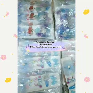 AKSESORIS JEPIT RAMBUT PITA BESAR PUTRI SALJU ISI 5PCS (LOLI-JKT) AK-20