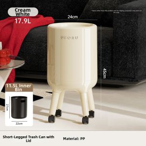 BAOJIAWANG | New Aesthetic Large Capacity Wheeled Trash Can