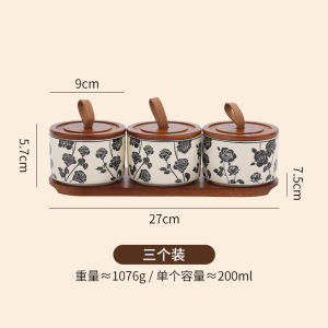 Gốm Sứ Kín Bảo Quản Bình Chống Ẩm Bao Đường Bảo Quản Lá Trà Hộp Đựng Cao Cấp Cảm Giác Nhà Bếp Bảo Quản Xi Lanh