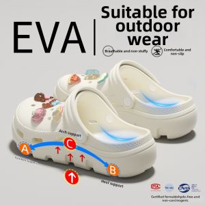 ECAC | Wear-Resistant Elevating Anti-Slip Odor-Resistant Slip-Ons