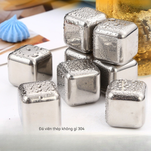 Viên Đá Lạnh Inox 304 Không Tan Trong Nước - Đá Inox Giữ Lạnh Không Tan Trong Nước - HÀNG CÓ SẴN