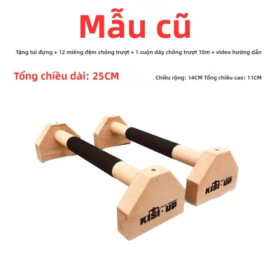 Giàn Tập Kéo Xà và Tạ Đẩy Tay Gỗ