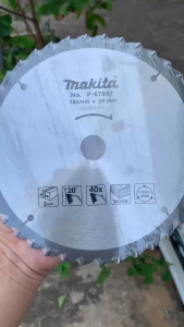 Lưỡi cắt gỗ 185mm 40 răng Makita P-67957 hàng chính hãng