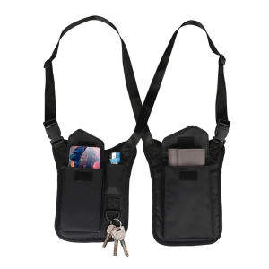Portable Underarm Wallet Tactical Anti-Theft Secret Holster Crossbody Shoulder Hidden Bag For Passport Phone Keys Credit Cards