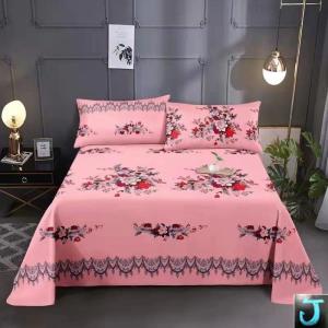 Thickened Old-Style Shanghai Floral Bedding Set Durable Student Dormitory Three-Piece Sheet Cover Peony Blossom Northeast Large Flower