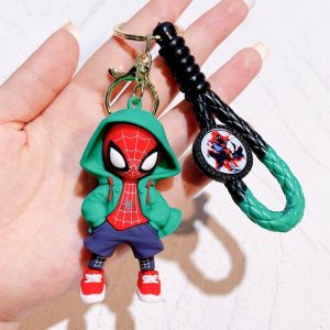 Hot Toys | Cartoon Spider Man Silicone Keychain Marvel Superhero Bag Pendant Gift Can be Used for Keychain Gifts