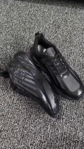 Oldiac Uniqeve - Sepatu Lari Pria Sneakers Grey Black Dewasa