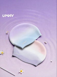 Umay| Comfortable Waterproof Swim Cap for Long Hair and Big Head Circumference