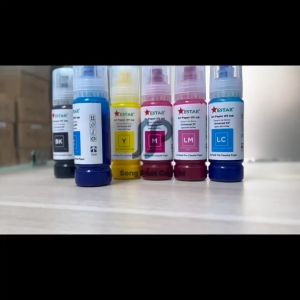 Bộ 6 chai Mực in Art Paper UV 70ml/c dùng cho máy Epson Ecotank chuyên dụng in trên giấy Couche