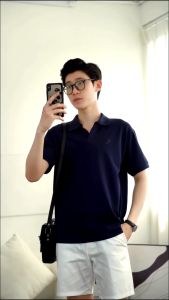 Áo polo nam VIGO cổ V tinh tế vải Cá Sấu Cotton 280gsm Thương Hiệu JBAGY - JP0102