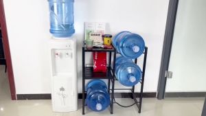 Water Gallon Rack: A Space-Saving Organizer for Drinking Water Buckets
