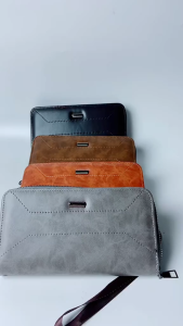 Mens Soft PU Multi-Functional Large Capacity Long Wallet Coin Pouch Multi-Card Position ID Credit Cards Holders Business Wallets