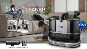 Máy giặt nệm thảm sofa bằng hơi nước nóng 3 trong 1. Thương hiệu Nga cao cấp DSP - KD2047U