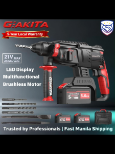 GEAKITA Brushless Cordless Hammer Drill for Concrete Masonry | Impact Drill Demolition Hammer RH01