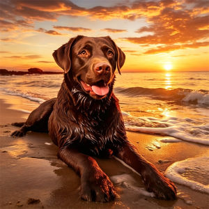HUACAN Full Drill Diamond Painting Dog Animal Sunset Handmade Diamond Mosaic Square Round Drill Seaside Wall Decor Rhinestones