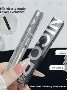 Waterproof Long-lasting Curling Mascara for Women Bottom Lashes Base Building Setting Liquid Korean Style Eyelash Makeup Tool