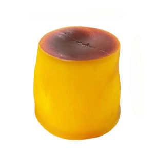 Crunchy Caramel Pudding Stress Ball Squishy Food-shaped Squeeze Ball Fidget Toy ASMR Sensory Stress Relief Toys for Adults Gift