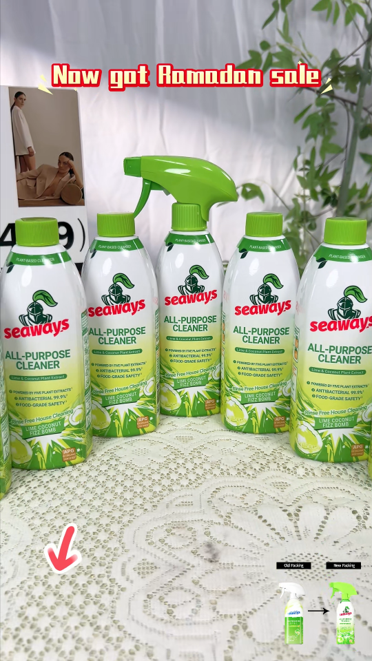 Seaways Multi-purpose Multi-purpose Cleaner Strong Decontamination Descaling Oven Cleaning Spray