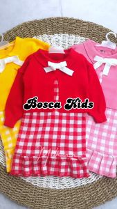 Setelan Anak usia 1-6 Tahun / One set Bilqis Dress Kids / Baju Anak Perempuan