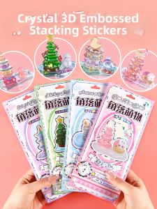 JIELI | 3D Embossed DIY Stickers Cute Japanese Decor