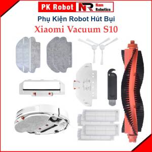 Phụ Kiện Robot Hút Bụi Lau Nhà Xiaomi Vacuum S10 Chổi lăn chính Chổi cạnh Bộ Lọc Hepa Khăn Lau ///