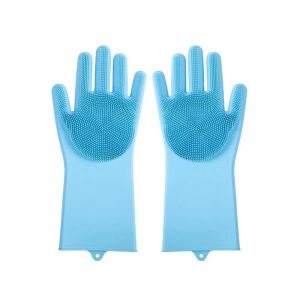Silicone Dishwashing Gloves with Eco Friendly Multi Purpose for Kitchen Pet Bath Car Cleaning Waterproof Kitchen Cleaning Tools
