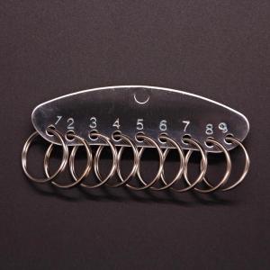 Labelable Keyring Organizer Easy-on-and-off Key Rings