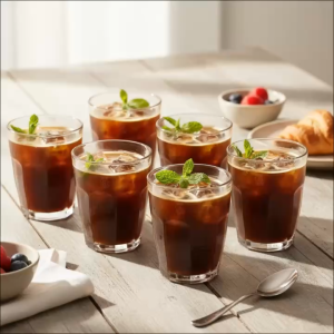 Bộ 12 Ly Thủy Tinh MiênSọc Cổ Điển - Ly Uống Cafe Trà Đá Nước Ép 140ml