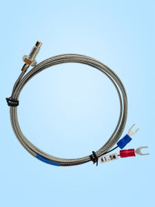 He Tian Zhen Xiong Screw Type K Type Thermocouple Non Grounding M6 Screw Style Temperature Sensor for Injection Molding Machine