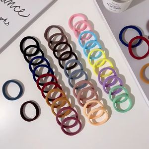 IKAT RAMBUT WANITA PER BOX / IKAT RAMBUT POLOS WARNA WARNI IMPORT 20PC F44