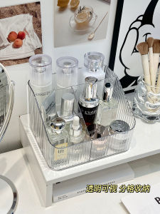 ชั้นวางเครื่องสำอางครีมสำหรับห้องน้ำแบบใสอะคริลิกหรูหรา ชั้นวางสเปรย์สำหรับโต๊ะหน้าจักรวาล ชั้นวางเครื่องสำอางขนาดเล็กสำหรับห้องน้ำ