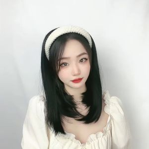 Bando Wig - Wig Bandana Rambut Pendek