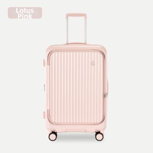MARRLVE | Front Opening Expandable 24-inch Luggage with Lock
