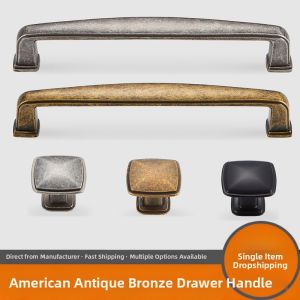 Vintage Antique Brass Drawer Pulls