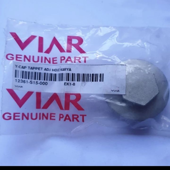 tutup pembuangan oli viar karya 150 200 300cc original cap tappet adjusting hole .tutup klep viar