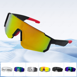 LIGE New Cycling Sunglasses Smart Bluetooth Glasses UV400 Protection Windproof Glasses Road Riding Bike Sports Eyeware Goggles