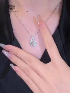 aurorajewCODkalung Adjustable wanita pasanganfree boxanti karat dan anti lunturtunanganpernikahangaya koreawanita terbaruliontin berlianhigh qualityn209