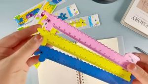 Thước nhựa 15cm hình hươu cao cổ / hình voi siêu dễ thương - VPP Minh Thư ( chỉ chọn màu giao mẫu ngẫu nhiên )