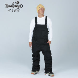 Japanese Style New Ski Suspender Pants Ski Suit Winter Windproof Snow-Proof Warm Outdoor Ski Suspender Pants