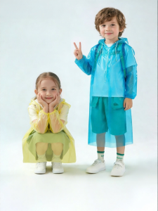 MINXOSU | Backpack Friendly Raincoat For School Use