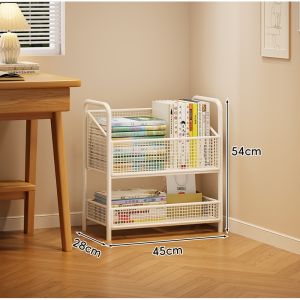Multipurpose Mobile Storage Bookcase Shelf